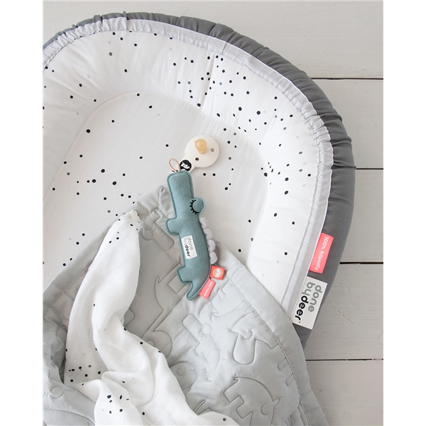 Done By Deer Cozy Nest Plus Dreamy Dots White/Grey (Bilde 3 av 4)