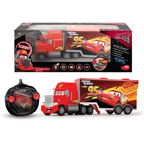 Disney Cars Radiostyrt Mack Truck 1:24 (Bilde 1 av 3)