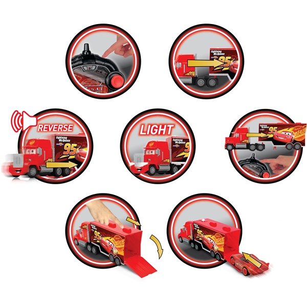 Disney Cars Radiostyrt Mack Truck 1:24 (Bilde 3 av 3)