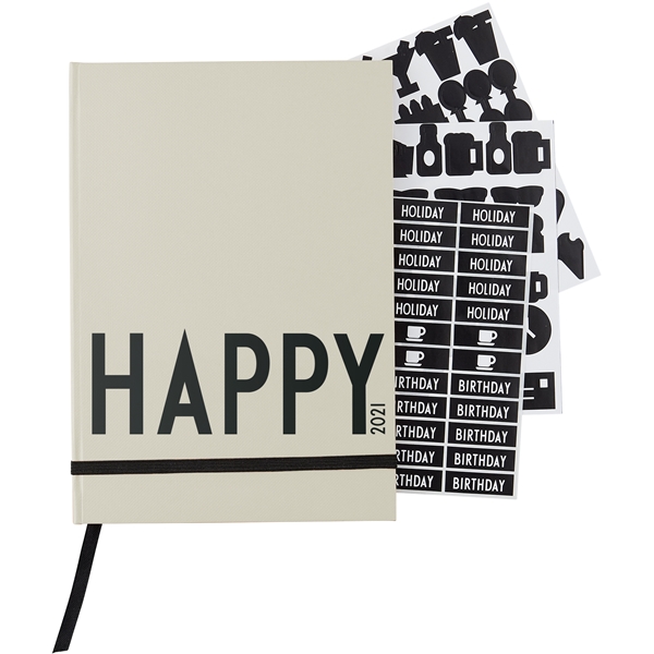 Design Letters Calendar 2021 Cool Grey (Bilde 2 av 2)