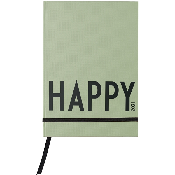 Design Letters Calendar 2021 Dark Green (Bilde 1 av 2)