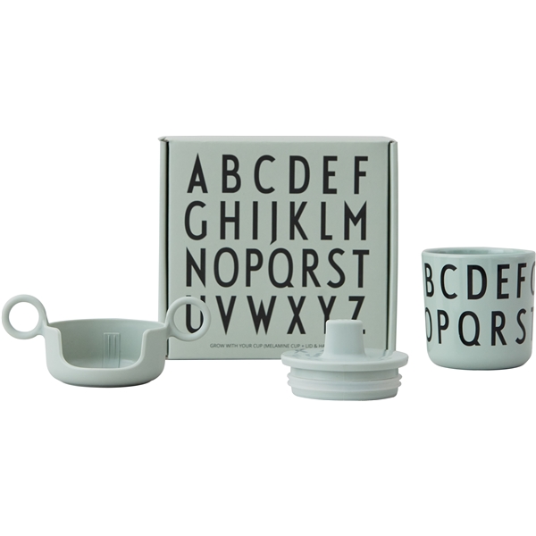 Design Letters Grow With Your Cup ABC Green (Bilde 1 av 6)