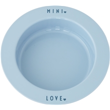 Design Letters Mini Favourite Dyp Tallerken Lyseblå