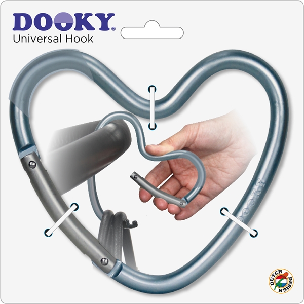Dooky Hjerteformet Krok Blå (Bilde 5 av 5)