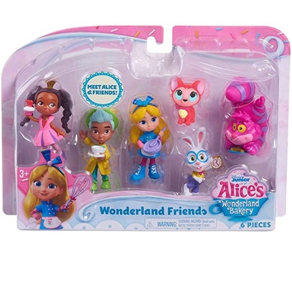 Alice's Wonderland Friends 6-pakning (Bilde 1 av 3)