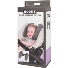 Dooky Head Support Pillow Grå