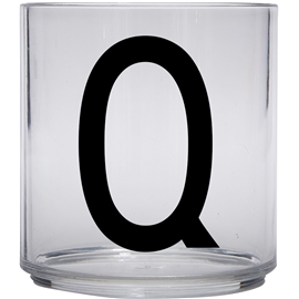 Design Letters Kids Dricksglas A-Z Q