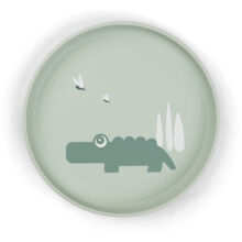 Done by Deer Foodie Plate Croco Green