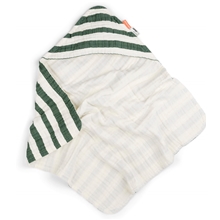 Done by Deer Hooded Towel Stripes