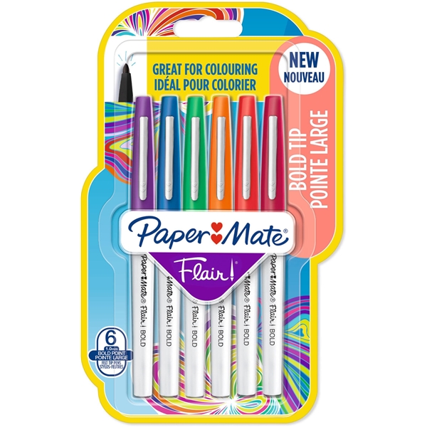 PaperMate Flair Bold 6-pack