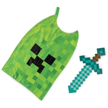 Forkledning Minecraft Sword & Cape Sett