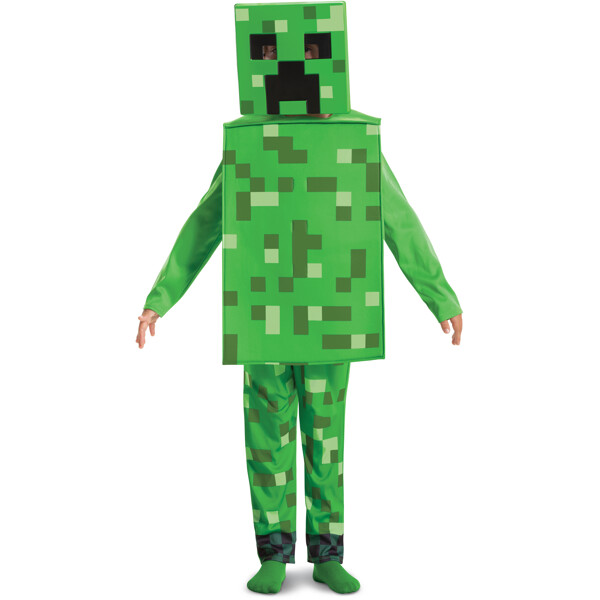 Forkledning Minecraft Kostyme Creeper (Bilde 1 av 2)