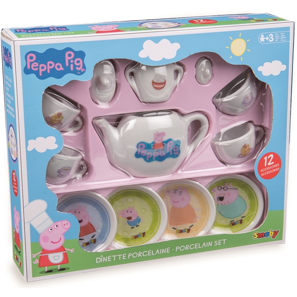 Peppa Gris Te-sett Porselen