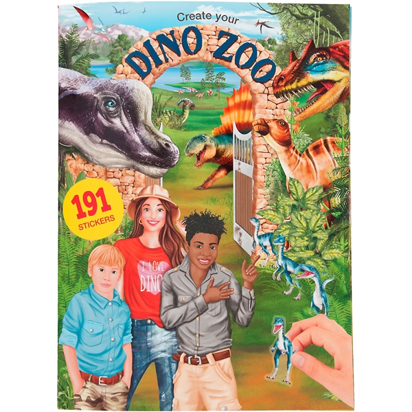 Dino World Dino Zoo Håndverksbok (Bilde 1 av 2)