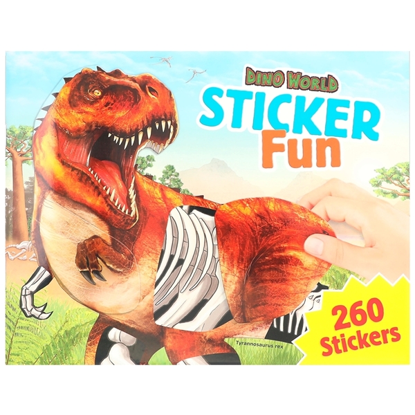 Dino World Sticker Fun Bok (Bilde 1 av 6)