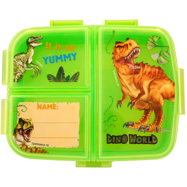 Dino World Matboks med 3 rom (Bilde 1 av 6)