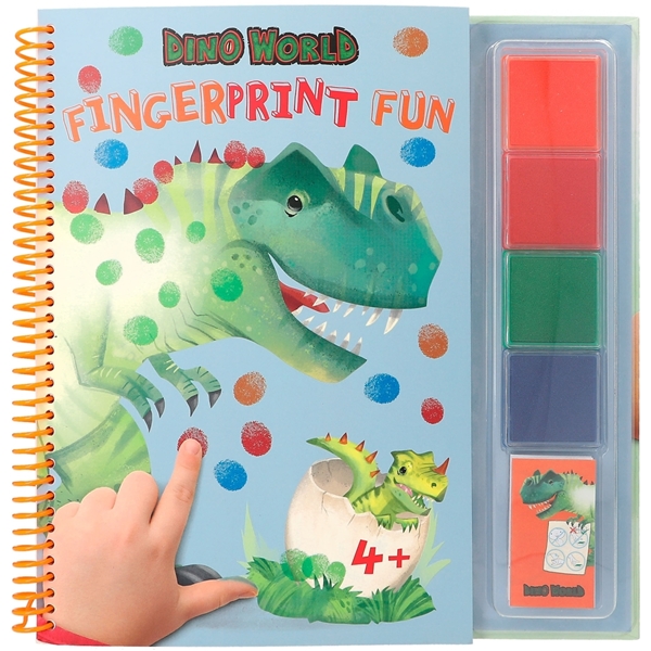 Dino World Fingerprint Fun Book (Bilde 1 av 5)