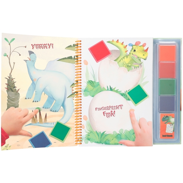 Dino World Fingerprint Fun Book (Bilde 2 av 5)