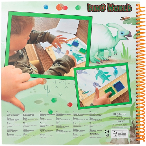 Dino World Fingerprint Fun Book (Bilde 5 av 5)