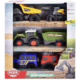 Dickie Toys Mini Lekebiler 5-Pack