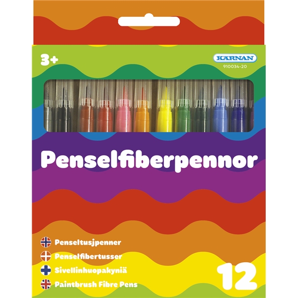 Penselpenner, 12 stk