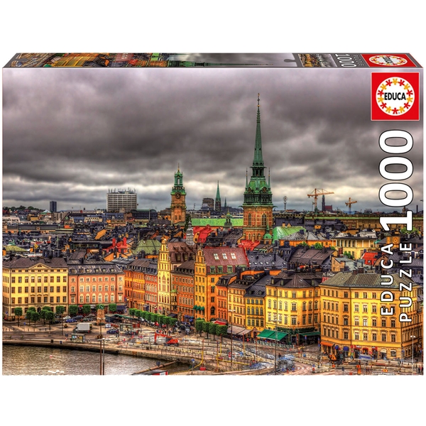 Puslespill Views of Stockholm Sweden 1000 Deler