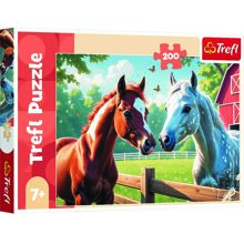 Puslespill 200 Biter Trefl Horses In The Clearing