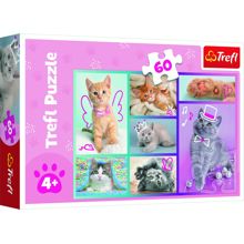 Puslespill 60 Biter Trefl Cute Cats