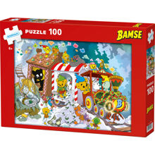 Puslespill Kärnan 100 Biter Bamse Jul