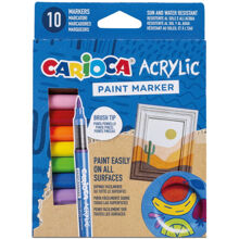 Carioca Akrylpenn 10 stk.