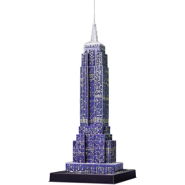 Puslespillbyggning 3D - Empire State Building LED (Bilde 3 av 6)