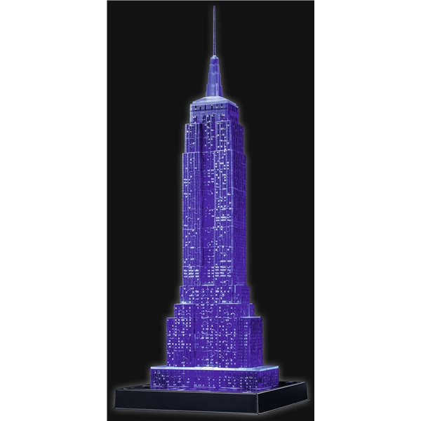 Puslespillbyggning 3D - Empire State Building LED (Bilde 6 av 6)