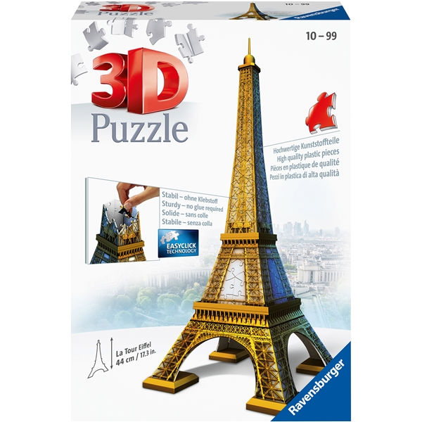 Puslespill bygning 3D - Eiffeltårnet (Bilde 1 av 7)