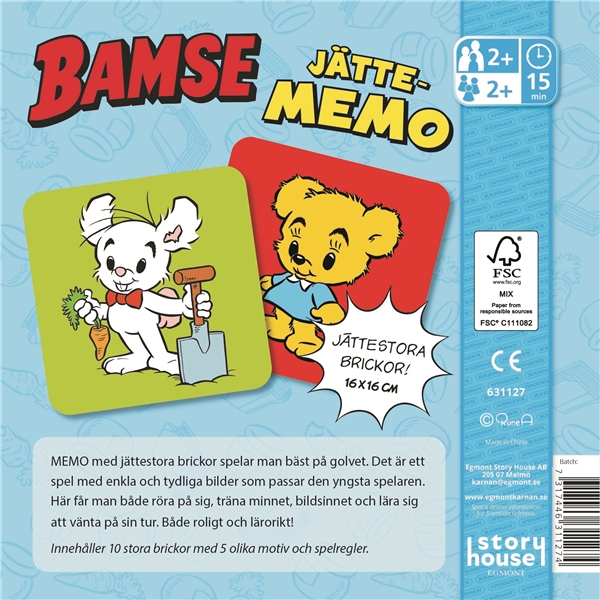 Bamse Gigamemory (Bilde 2 av 2)