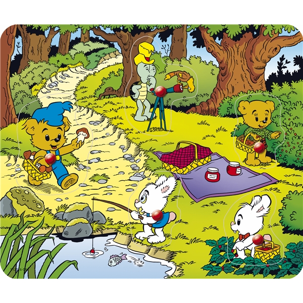 Bamse Knoppuslespill 5 delerr