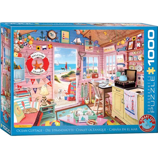 Puslespill 1000 Biter Beach Cottage (Bilde 1 av 3)