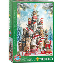 Puslespill 1000 brikker Tree Cats (Smart Cut)