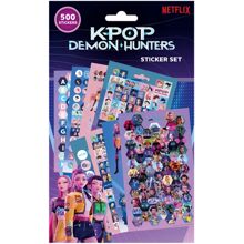 K-POP Demon Hunters Klistremerkesett 500 stk.