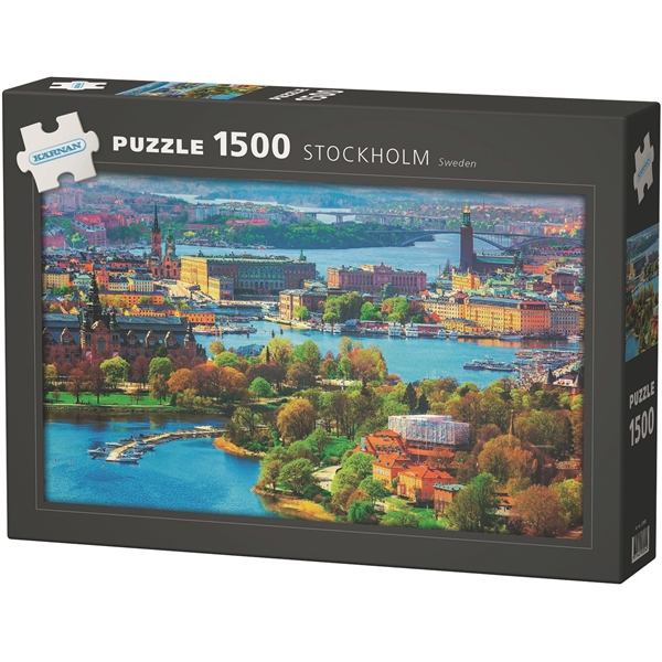 Puslespill Stockholm, Sweden 1500 biter