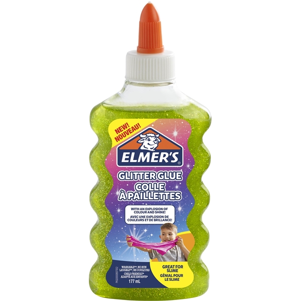 Elmers Glitterlim 177ml grønn (Bilde 1 av 3)