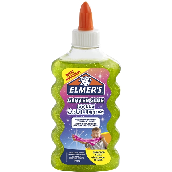 Elmers Glitterlim 177ml grønn (Bilde 1 av 3)