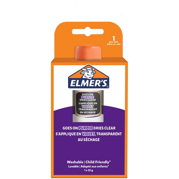 Elmers Disappearing Purple Glue Stick 22g (Bilde 2 av 3)