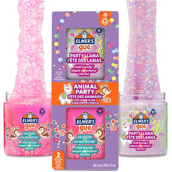 Elmer's Animal Party Slime 2-s (Bilde 1 av 5)