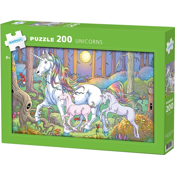 Puslespill Unicorns 200 Deler (Bilde 1 av 2)