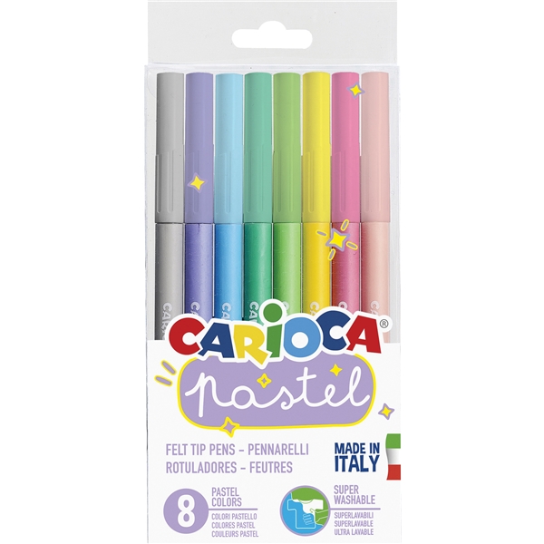 Carioca Fiberpenner Pastell (Bilde 1 av 3)