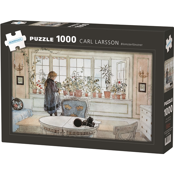 Puslespill 1000 Deler Carl Larsson Blomstervinduet (Bilde 1 av 2)