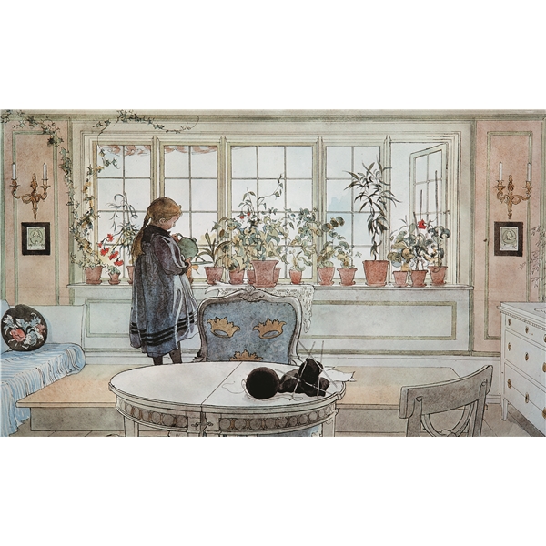 Puslespill 1000 Deler Carl Larsson Blomstervinduet (Bilde 2 av 2)