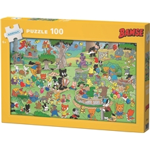 Puslespill Bamse 100 Deler