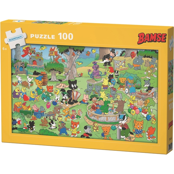 Puslespill Bamse 100 Deler (Bilde 1 av 2)