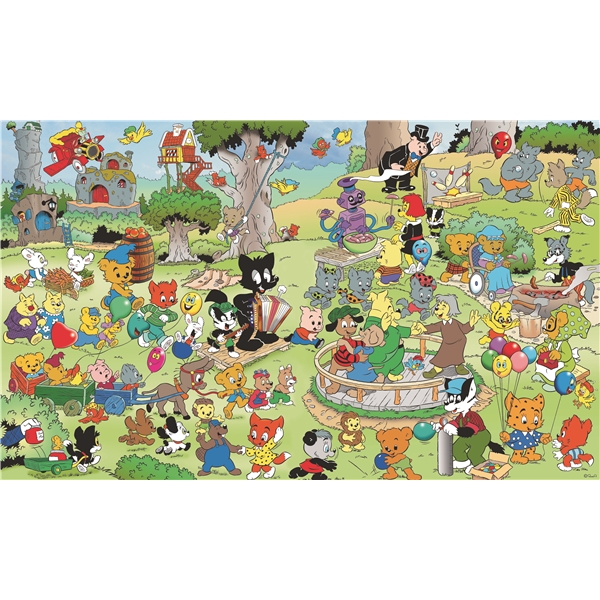 Puslespill Bamse 100 Deler (Bilde 2 av 2)